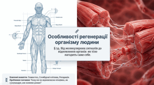 ОСОБЛИВОСТІ РЕГЕНЕРАЦІЇ ОРГАНІЗМУ ЛЮДИНИ