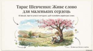 Презентація " Тарас Шевченко: живе слово для маленьких сердець
