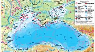 Практична робота. Порівняльна характеристика Чорного й Азовського морів.
