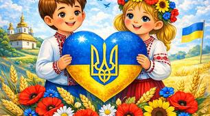 Інтегроване заняття з Патріотичного виховання для середньої групи "Серце України б'ється в кожному з нас"