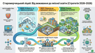 Стратегія розвитку Закладу освіти на 2026-2028 рік, з матеріалами