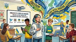 План-коспект уроку "English is a voice of freedom"