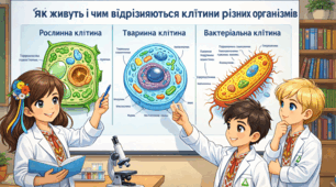 Як живуть і чим відрізняються клітини різних організмів