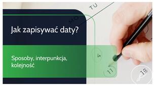„Pisanie dat w języku polskim”