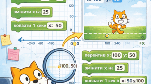Переміщення в скретч Scratch