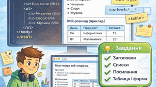 Створення веб-сторінок (основи HTML-розмітки)