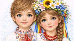 Розтяжка та оформлення дошки до Дня вишиванки