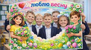 МЕГАРАМКА "ЯЛЮБЛЮ ВЕСНУ"