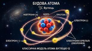 Діагностична робота з теми "Будова атома" 8 клас НУШ