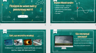 План- конспект уроку на тему “Похідна як мова змін у реальному житті”