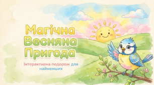 «Магічна весняна пригода» — інтерактивна презентація про ознаки весни в природі