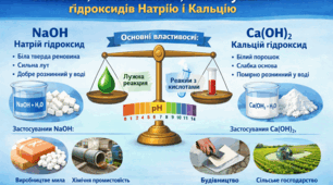 Основи. Властивості гідроксидів Натрію і Кальцію.