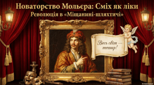 "Міщанин- шляхтич", новаторство Мольєра -драматурга