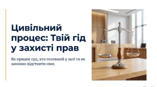 Розділ 5.  Якщо право - це професія? §29. Цивільний процес (судочинство). Презентація (21 слайд+кейси+тест+рефлексія)