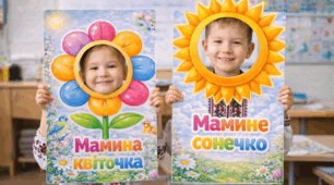 🌸 Фоторамки «Мамина квіточка» та «Мамине сонечко» 🌞 до Дня жінки та Дня матері 💛