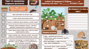Робочий аркуш Тема 46. Грунт як середовище існування організмів
