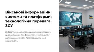 Урок 1 "Військові інформаційні системи та платформи". Модуль 1. Військові технології та їх розвиток.