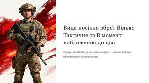 Урок 19 "Види носіння зброї". Модуль 2. Стрілецька підготовка, основи дій, та взаємодії в бою.