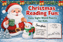 Англійська мова | Christmas Reading Fun: Easy Sight Word Poems for Kids