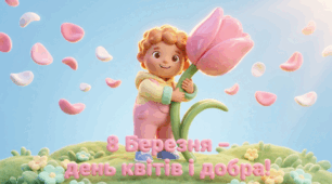 Презентація до Міжнародного жіночого дня. 8 Березня - день квітів і добра.