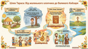 Інфографіка Тарас Шевченко