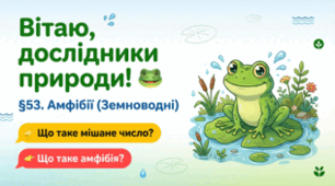 7 клас НУШ. Амфібії