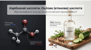 Карбонові кислоти. Оцтова (етанова) кислота.