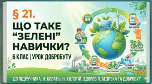 Робочий аркуш до уроку «Що таке "зелені" навички?» (6 клас)