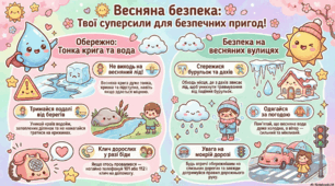 Правила поведінки під час льодоходу, танення криги та паводку
