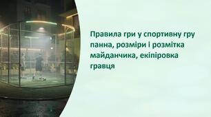 Презентація на тему "Правила спортивної гри Панна"