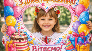 🎉 Фоторамка до Дня народження 🌺