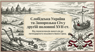 Презентація на тему: "Слобідська Україна. Слобідські козацькі полки. Запорозьке козацтво. Іван Сірко"