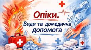 Презентація "Опіки. Види та домедична допомога"