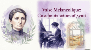 Відеопрезентація. Ольга Кобилянська  " Valse melancolique"