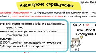Збірник задач "Аналізуюче схрещування"