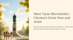 Тарас Шевченко - видатний український митець Taras Shevchenko — a brave artist and poet