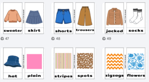 Super Minds 2 Флешкардки на тему "Get dressed" Flashcards Unit 7 Get dressed