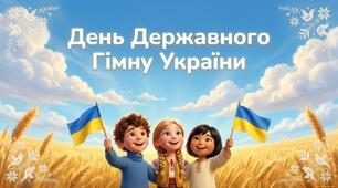 Презентація до Дня Державного Гімну України для дітей 10 березня (15 слайдів)