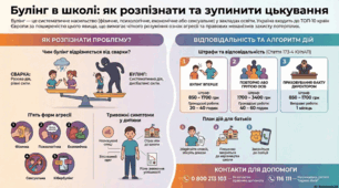 Булінг. Інфографіка.