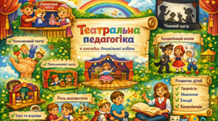 Презентація + доповідь по  презентації "Досвід використання театральної педагогіки в закладах дошкільної освіти