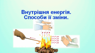 Презентація  "Внутрішня енергія. Способи її зміни"