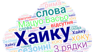 Вправа "Хмарка тегів": визначення особливостей жанру хайку