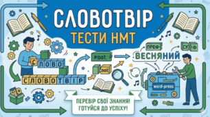 ТЕСТИ  НМТ. Словотвір