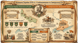 Слобідська Україна та Запорозька Січ.