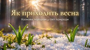 Як приходить весна. Казкова подорож у світ природи