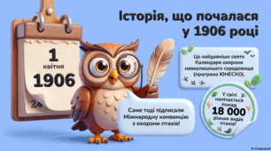 1 квітня - Міжнародний день птахів
