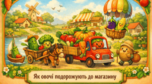 Проєкт "Як овочі подорожують до магазину"