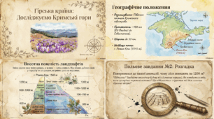 Гірські країни: Кримські гори. Географічне положення