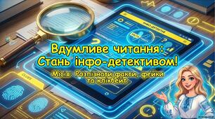 "Мовленнєвий розвиток. Вдумливе та критичне читання"