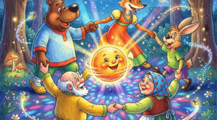 Казка Колобок на новий лад